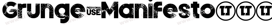 Grunge Manifesto字体转换
